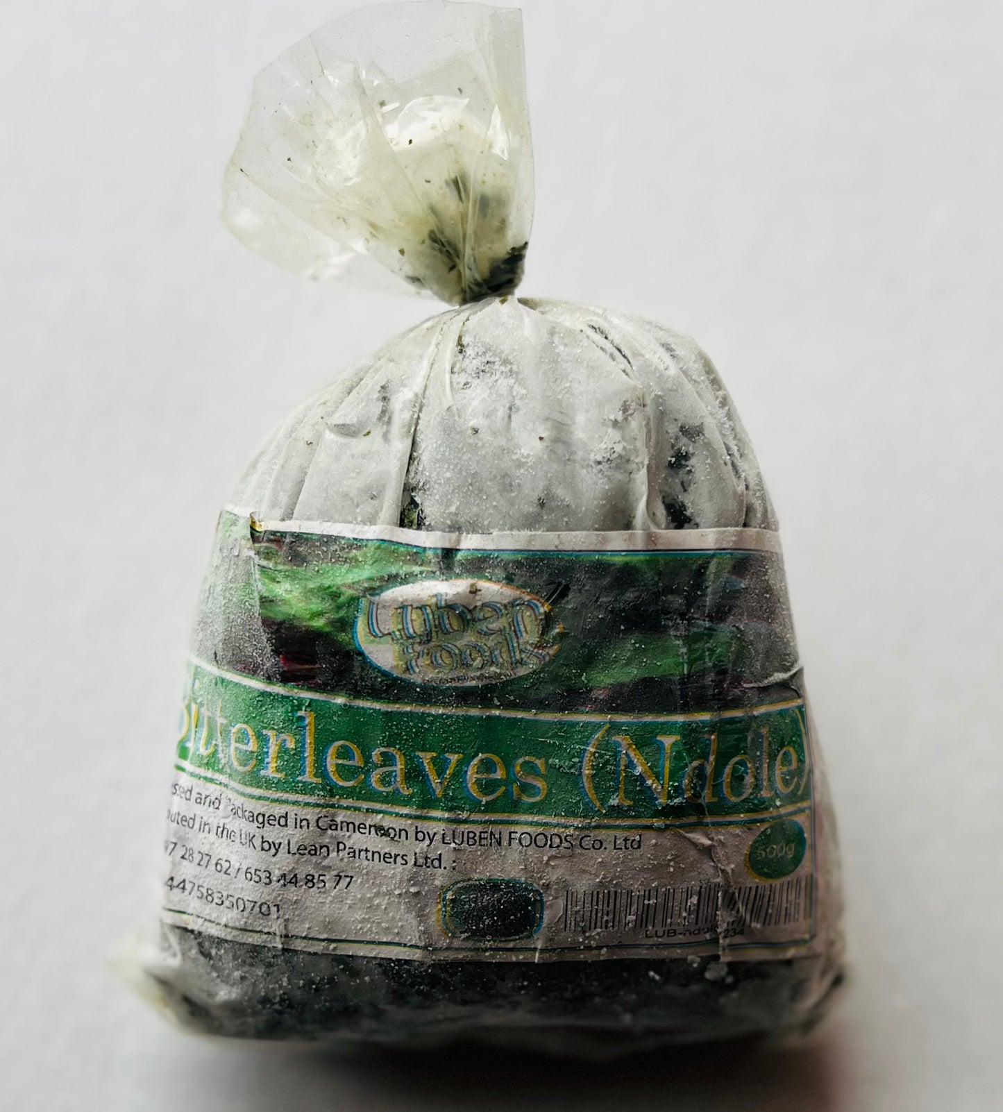 500g Fresh Frozen Sweet (Ndole) Bitter Leaves