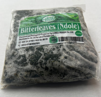 250g Fresh Frozen Sweet (Ndole) Bitter Leaves