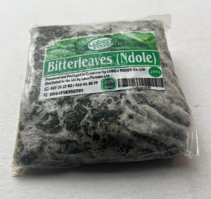 250g Fresh Frozen Sweet (Ndole) Bitter Leaves