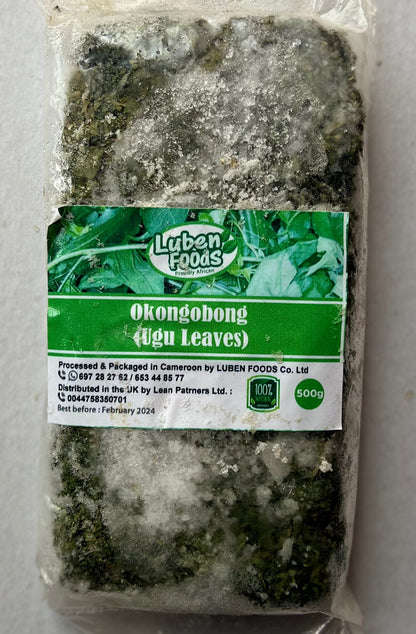 500g Fresh Frozen Ugu/Okongobong